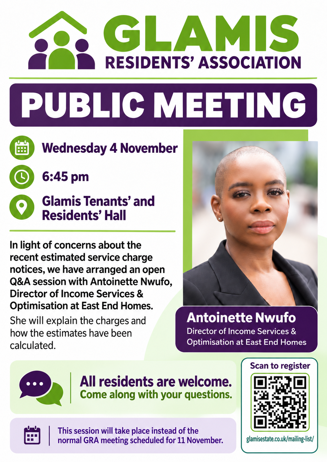 Glamis Public Meeting
