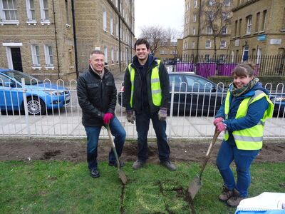 Elf Row Planting Day 2013 with Elvis5